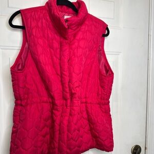 Izod Women's Pink Quilted Vest